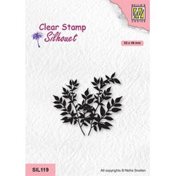 (SIL119)Nellie`s Choice Clearstamp - Crowns of tree Ficus